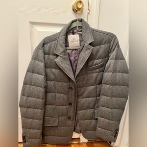 Men’s Authentic Moncler Rodin Grey Wool - Size Medium